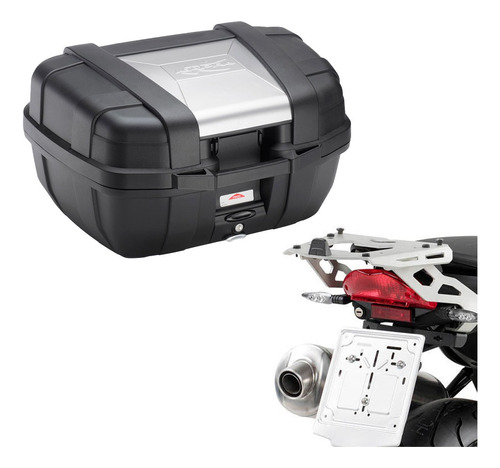 Baul Top Case Trasero 52 L Con Soporte Para Bmw F 800 R