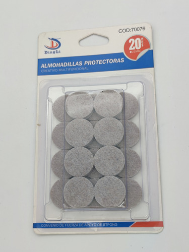 40 X Almohadilla Protectora Para Muebles Sillas Base 22mm