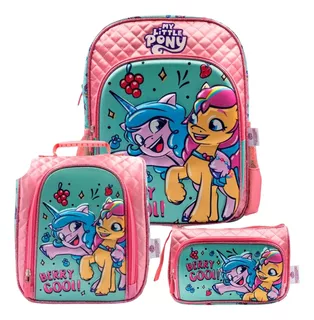 Set Mochila Little Pony Friends Oficio Lonchera Cartuchera