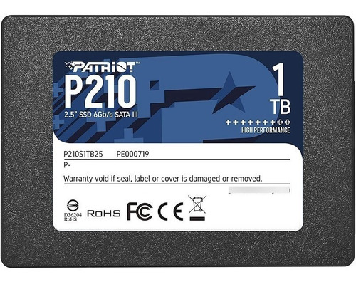 Disco Duro Ssd Patriot P210 1tb 2.5 Sata Diginet