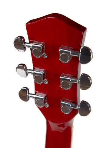 Imagen 3 de 9 de Guitarra Acústica Creep Con Funda Eq 5 Bandas Red C/corte