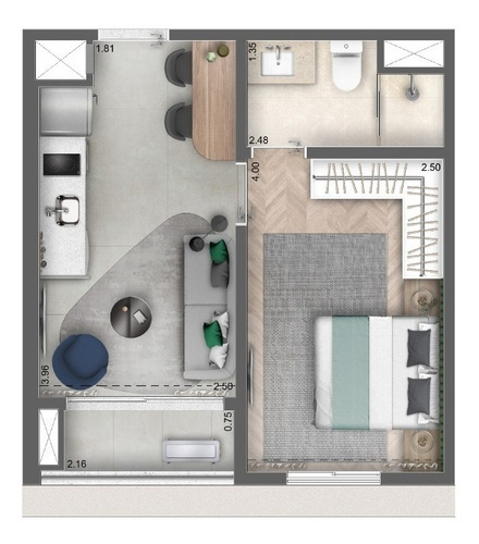 Imagem 12 de 14 de Apartamento À Venda No Bairro Campo Belo - São Paulo/sp - O-20835-34621