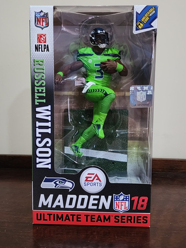 Mcfarlane Madden Nfl Russell Wilson Seattle Seahawks 2018 S1