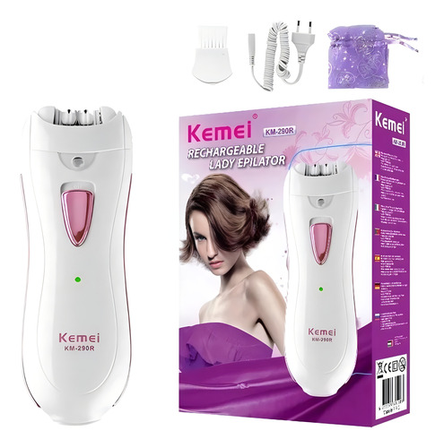 Dispositivo De Depilación Kemei Km-290r Para Mujer