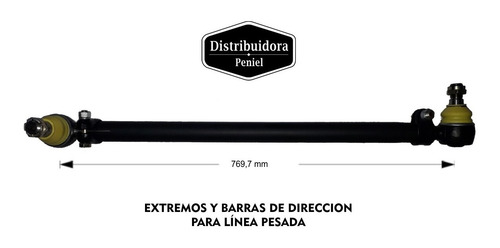 Imagen 2 de 6 de Barra Corta De Direccion Volkswagen 16-180 Co / 17-230 Eod
