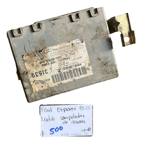 Módulo Computadora De Alarma Ford Explorer 95-97 (Usado)