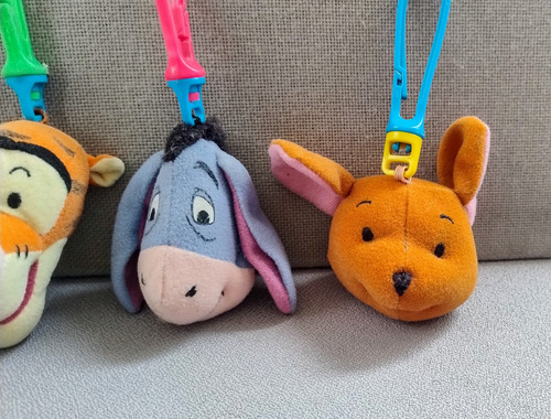 Set De Llaveros Para Mochila Winnie Pooh (Usado)