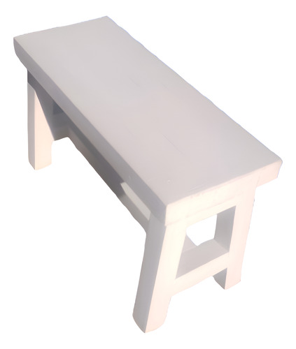 Banquito De Madera Vintage