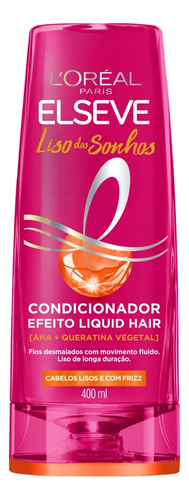 Kit Elseve Sh Cond 400ml Mascara E Creme Liso Dos Sonhos