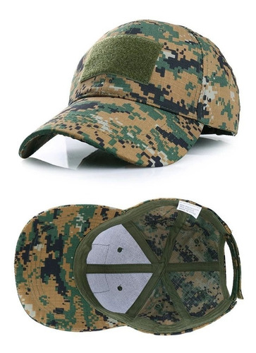 Jockey Tactico Gorro Airsoft Pixelado