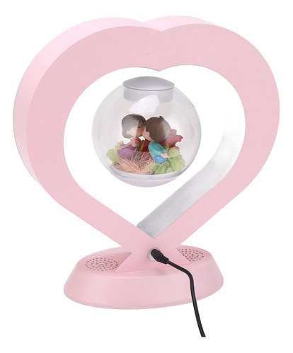 Altavoz Inalámbrico Flotante Que Levita En Forma De Corazón