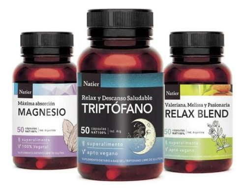 Plan Relajación Natier Magnesio Triptofano Relax Blend Caps