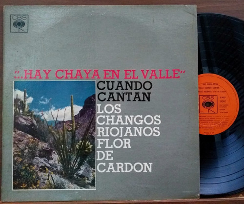 Los Changos Riojanos Flor De Cardón - Lp 1964 - Folklore