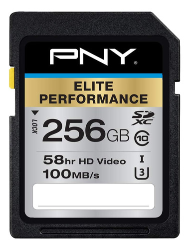Tarjeta Pny 256gb Elite Performance Clase 10 Micro Sdxc
