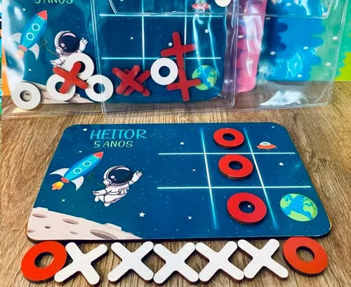 Jogo Da Velha Brinquedo Infantil E Decorativo De Madeira