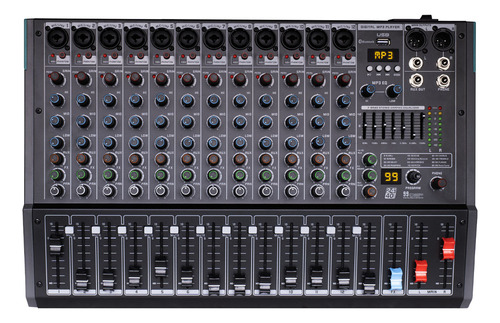 Mezclador Audio Gc Pa12 Mixer 12 Canales Con 99 Dsp Consola