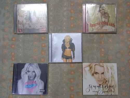 Colección De Discos Originales De Britney Spears 5 Cd 