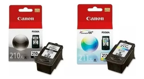 Pack 2 Canon Original Pg- 210 Xl Cl-211 Xl Ip2700/mp490