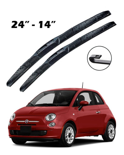 Plumas Limpiaparabrisas Hybrid Fiat 500 2010 2012 2013 2014