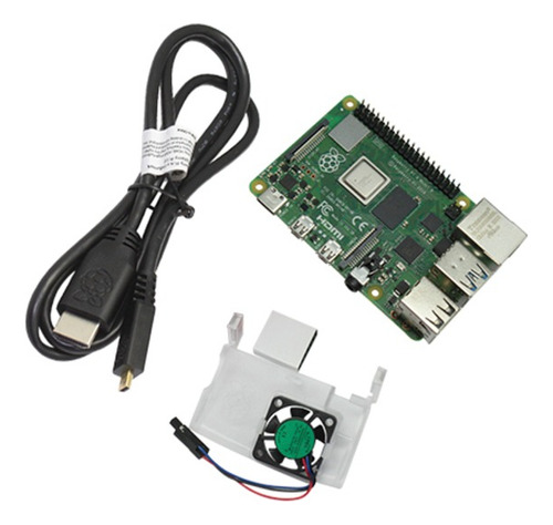Raspberry Pi 4 2gb Case Ventilador Hdmi Pi 4 B Kit