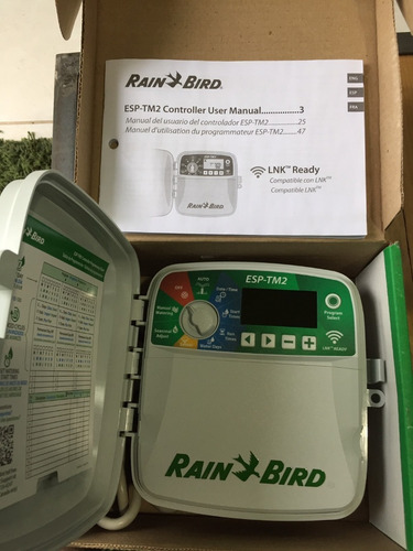 Sistema 4 Estaciones Riego Rain Bird: Controlador + Valvulas