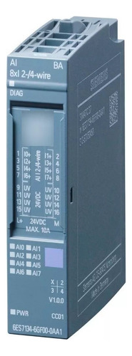 6es7134-6gf00-0aa1 Simatic Et 200sp Analog Input Ai8 Siemens