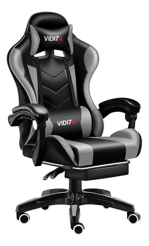 Silla Gamer Profesional Con  Reposapiés,varios Colores