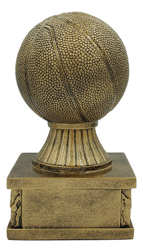 Trofeo De Pedestal De Acción De Baloncesto, Dorado | Premi.