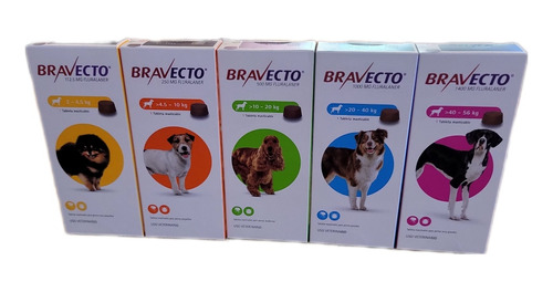 Bravecto Para Pulgas Y Garrapatas Perros De 20 A 40kg