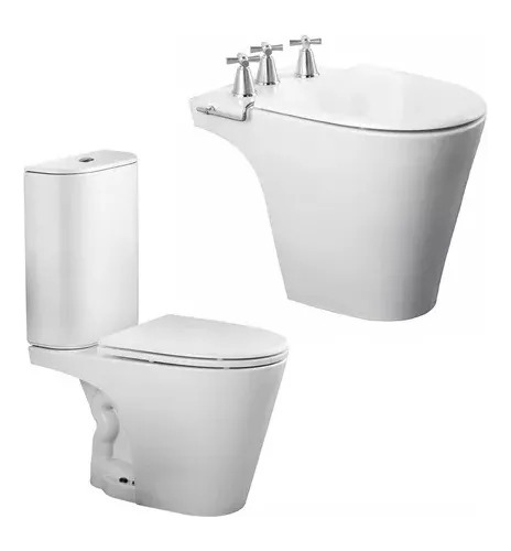 Ferrum Marina Inodoro Largo + Deposito + Bidet