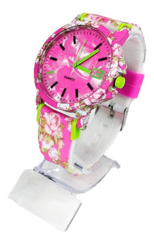 Kit 10 Relógios Feminino Silicone Flor Da Moda Atacado Promoção P/ Revenda Top Modelos Novos Re-o2