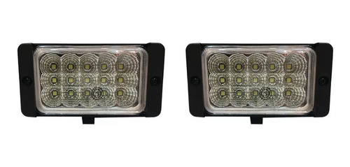 Imagen 1 de 7 de Par Faro Auxiliar Proyector 15 Led 45w Auto 4x4 Cuatri Moto