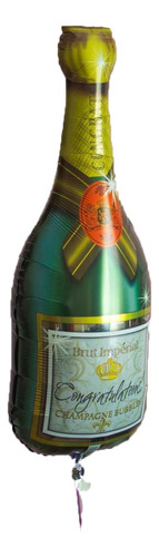 Balões Metalizados Garrafa Champagne 28pol 3un. Ref.43414037
