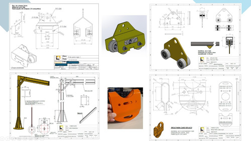 Projetista Mecânico E Linha De Vida Em 2d E 3d.