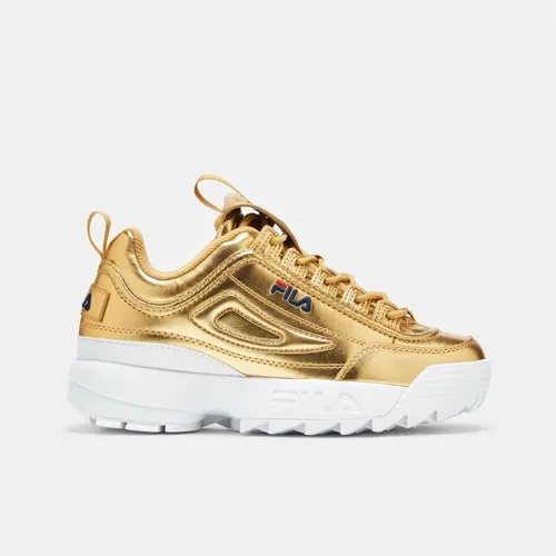 Tenis Fila Disruptor Ii Dorado Metálico De Original