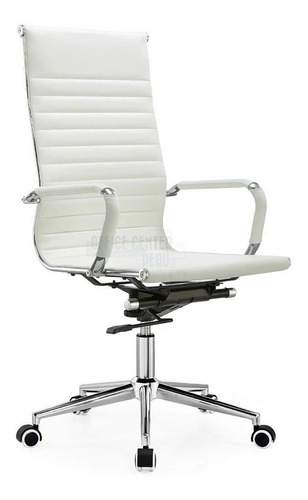 Sillón Presidencial Fox Blanco Ergonómico - Silla De Oficina