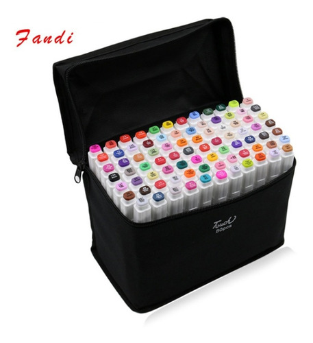 Touch Five Marker Pen Kit De 80 Colores Común