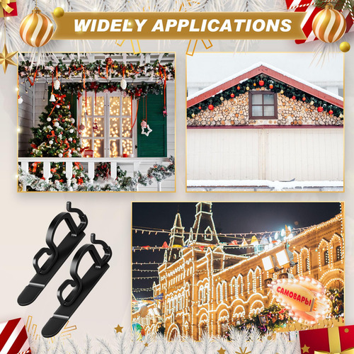Clips Universales Para Luces De Navidad Exteriores