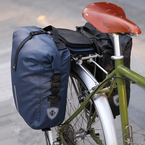 Imagen 4 de 4 de Alforja Bolso Mochila Bicicleta Rhinowalk X21668