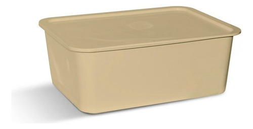 Caja Organizadora Fashion Solid N.3 C/tapa X 1u Colombraro Color Beige