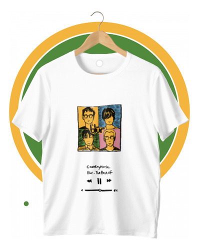 Remera Unisex  Blur Country House (0005) Rock And Films