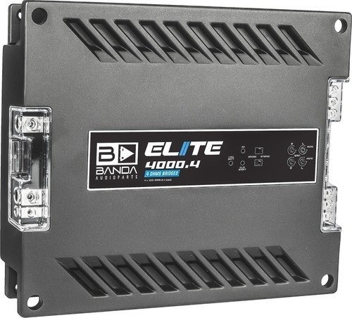 Modulo Banda Elite 4000.4 4000 Rms 4 Canais Bridge 2 Ohms