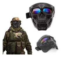 Comprar Mascara Skull Careta Casco Tactico Gotcha Airsoft Halloween