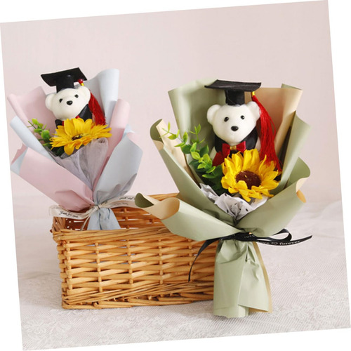 10piezas Osito De Peluche De Graduación Muñeco Tierno Para