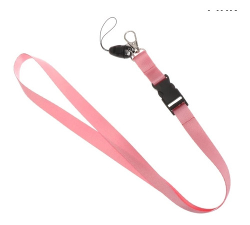 Lanyard Cinta Con Porta Credencias Y Celular X 10unid. Color