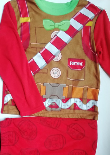 Fortnite Pijama Roja 2pzs Talla 10 $699 Nueva Orig Sopormike