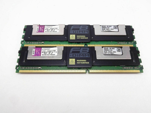 Memória Kingston 8gb 2 X 4gb P Hp Proliant Dl360 G5,dl380 G5