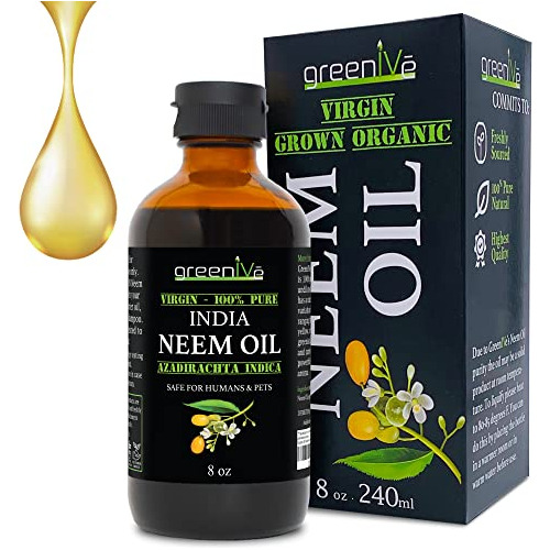 Greenive - Aceite Neem - 100% Orgánicamente Grown 72kxd