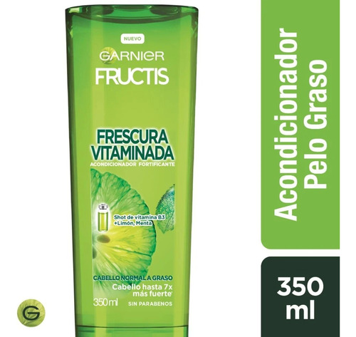 Fructis Acondicionador Frescura Vitaminado 350ml