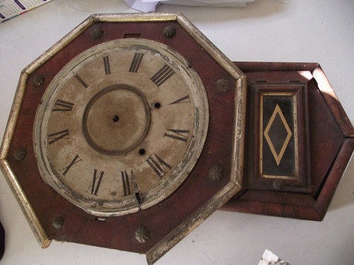 Reloj De Pared Antiguo Ansonia Usa